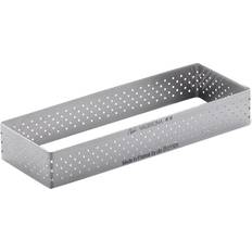 De Buyer Perforated Rectangular Tart 11 x 4.3 x 0.8 Pastry Ring