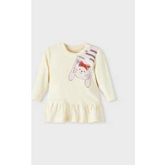 Name It 9-12M Top Name It Camicia a maniche lunghe Nbfsanna Butter cream - giallo