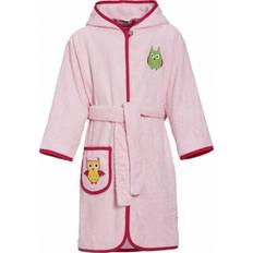 Playshoes Girls Towelling Bathrobe - Pink