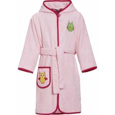 Coton Peignoirs Playshoes Peignoir Hiboux Rose Junior - Jaune