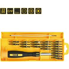 Vorel PRECISION SCREWDRIVER BIT SET 22PCS Kreuzschlitzschraubendreher