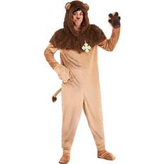 Jerry Leigh Wizard of Oz Plus Cowardly Lion Costume Yellow/Brown 2X