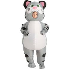 Joyin Inflatable Cat Costume for Kids Black/Gray/White