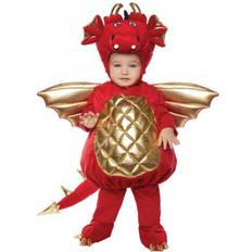 Underwraps Costumes Toddlers Red Dragon Bubble Costume