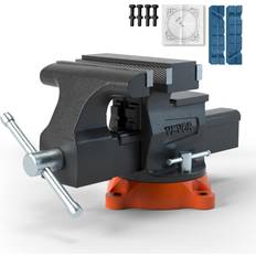 16,7cm Schraubstock Amboss drehbar φ1,5-7cm Werkbankschraubstock
