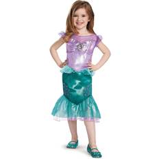 Green Costumes Disguise Ariel Toddler Classic Costume, 3T-4T