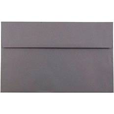 Jam Paper A10 Premium Invitation Envelopes 6 x 9 1/2 Dark Grey 25/Pack