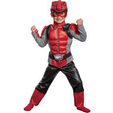 Disguise Power Rangers Beast Morphers Red Ranger for Kids Costume Black/Red/Gray 2T