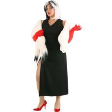 Fun Costumes Plus Size Cruella De Vil Stole Costume Women