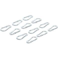 Rundfeilen BGS Technic Diy Karabinerhaken-Sortiment 12-tlg. Rundfeile