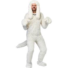 Shaggy Sheep Dog Costume for Adults White