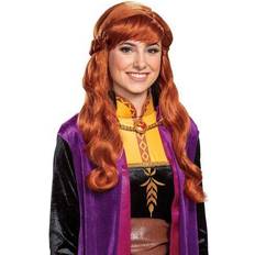 Disguise Anna Frozen Adult Wig Disney Adult Costume Wigs