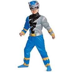 Disguise Power Rangers Dino Fury Blue Ranger Toddler Costume Black/Blue/Gray 3T/4T