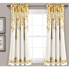 Yellow Curtains & Accessories Lush Decor Tanisha Curtains Darkening Floral Vine