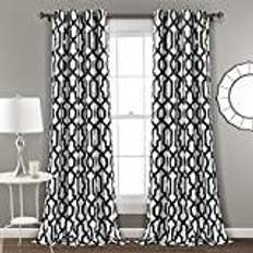 Edward Trellis Curtains Light Filtering Window Panel Set 95‘ x 52 L