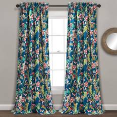 Lush Decor of 2 95"x52" Dolores Light Filtering Window