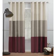 Exclusive Home Curtains Chateau randig fusksilke