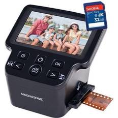 Scanners Magnasonic 24mp film scanner 5" display with bonus 32gb sd card