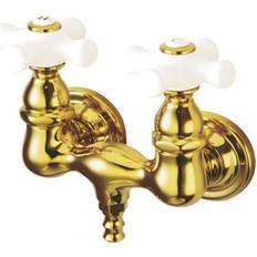 Kingston Brass CC39T2 Vintage 3-3/8-Inch Wall Mount Tub Faucet Polish
