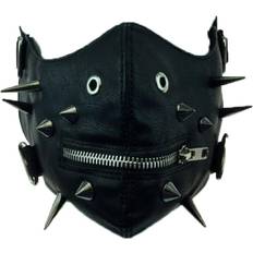 Sado Punk Halbmaske mit Spikes