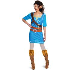 Disguise Link Breath of the Wild Classic Adult Costume Brown/Blue