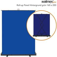 Studio & Belysning Walimex Pro Roll-Up Background Blue 165x220