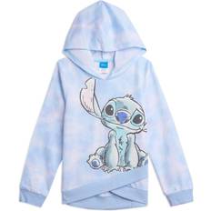 Children's Clothing Disney Lilo & Stitch Big Girls Crossover Pullover Hoodie Blue 7-8