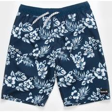 Hurley Oahu Floral Boys Shorts Navy