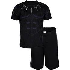 Marvel Other Sets Children's Clothing Marvel avengers black panther athletic tshirt & mesh shorts set, black/silver