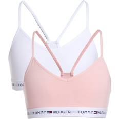 Tommy Hilfiger Underwear Children's Clothing Tommy Hilfiger Girl's 2-Piece Logo Band Bra Set Crystal Rose