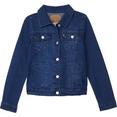 Gray Outerwear Levi's Girls' Trucker Jacket, Indigo Daze