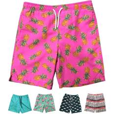 Little Boys Quick Dry Beach Board Shorts - Pink