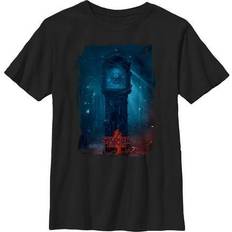 Children's Clothing Netflix Boy's stranger things grandfather clock t-shirt