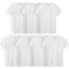 Children's Clothing Fruit of the Loom Big Cotton T Shirt, Boys-7 Pack-White