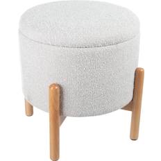 Lavish Home Ottoman Multipurpose Pouffe