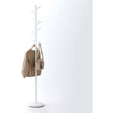 Brown Wardrobes Yamazaki Home Coat Rack Tree/Standing Coat Wardrobe