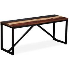 Møbler vidaXL Bænk 110 x 35 x 45 cm Massivt Genbrugstræ Siddebænk