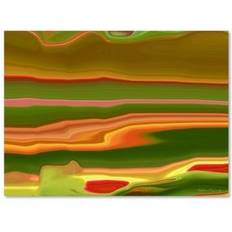 Wall Decor Trademark Fine Art 'Neon Cactus Liquid Stripes' Kathie McCurdy Graphic Wall Decor