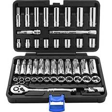 EPAuto 45 Pieces Drive Head Socket Wrench