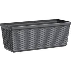 EMSA Krukker & Urtepotter EMSA Mesh Altankasse Granit Plantekasse