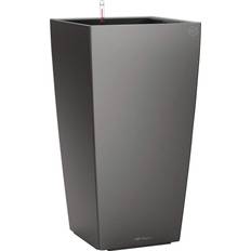 Lechuza Cubico 50 Charcoal Self-Watering Planter 96 cm H x 51 cm W x 51 cm D 50cm