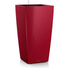Lechuza Cubico Premium Rød Højglans 30 cm Krukke