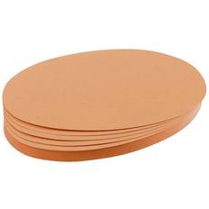 Orange Whiteboards Franken Moderationskarte Oval 190 x 110 mm Orange