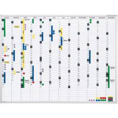 Bacheche di Pianificazione Magnetoplan 090961 Lavagna Per Planning Annuale 120x90cm