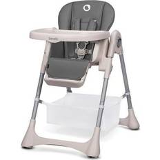 Polyester Kinderstoelen Lionelo Kinderstoel Zanna Grey Stone