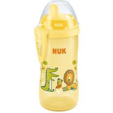 Nuk kiddy cup Nuk Kiddy Cup småbarnsmugg Från 12 månader 300 ml Läckagesäker, tålig pip Hållare och skyddande lock BPA-fri Gul