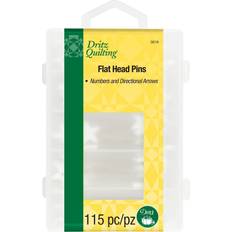 Dritz Quilting Numbered & Directional Flathead Pins 115/Pkg