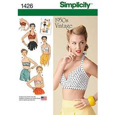 Simplicity Bikinitop 1950 Vintage Snitmønster