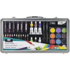 Royal & Langnickel Kunst en Ambachten Royal & Langnickel Essentials Metal Case Mixed Media Art Set 74pc