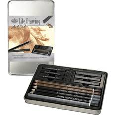 White Graphite Pencils Royal & Langnickel Tin Art Set, Assorted